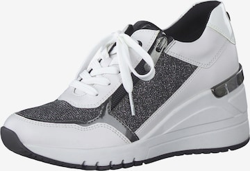 MARCO TOZZI Sneakers low i hvit: forside