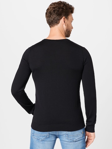 HUGO Red - Pullover 'San Cedric' em preto