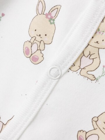 NAME IT Pajamas 'NBFRabbit' in White
