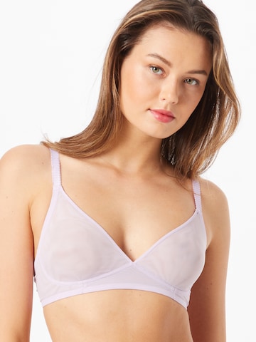 ESPRIT T-shirt Bra in Purple: front