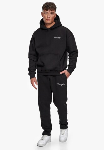 Dropsize Tapered Broek in Zwart