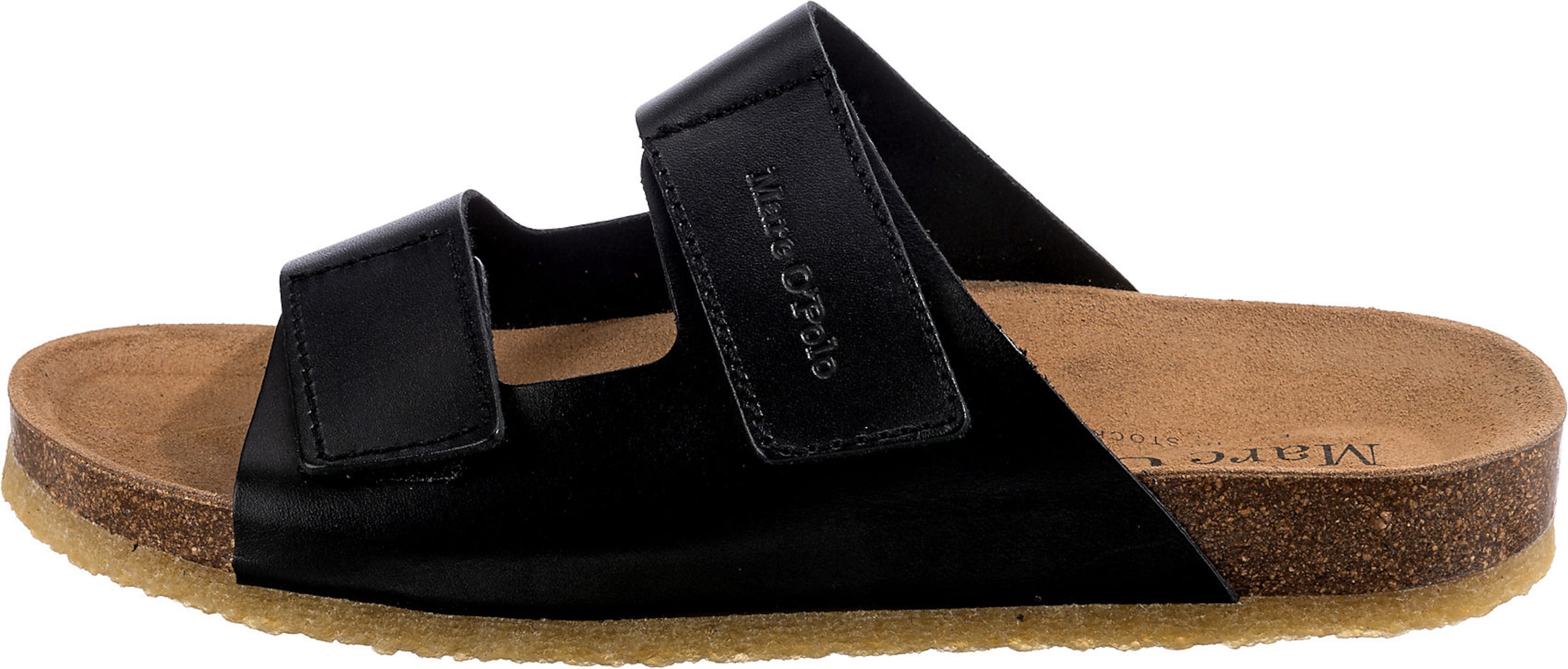 Männer Offene Schuhe Marc O'Polo Pantolette in Schwarz - HF04968 Männer Offene Schuhe Marc O'Polo Pantolette in Schwarz - HF04968