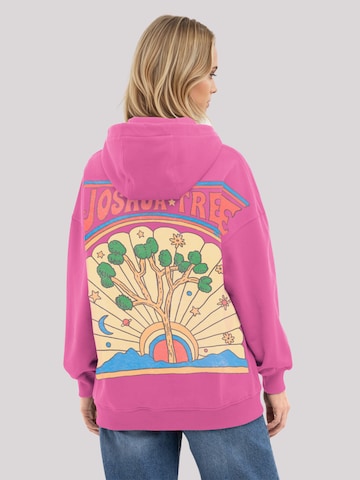 Sweat-shirt 'US National Parks Joshua Tree' F4NT4STIC en rose : devant