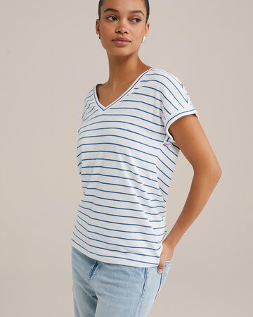 WE Fashion T-shirt i vit: framsida