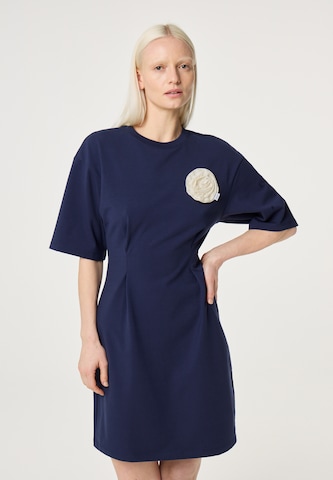 Fabienne Chapot Jurk in Blauw: voorkant