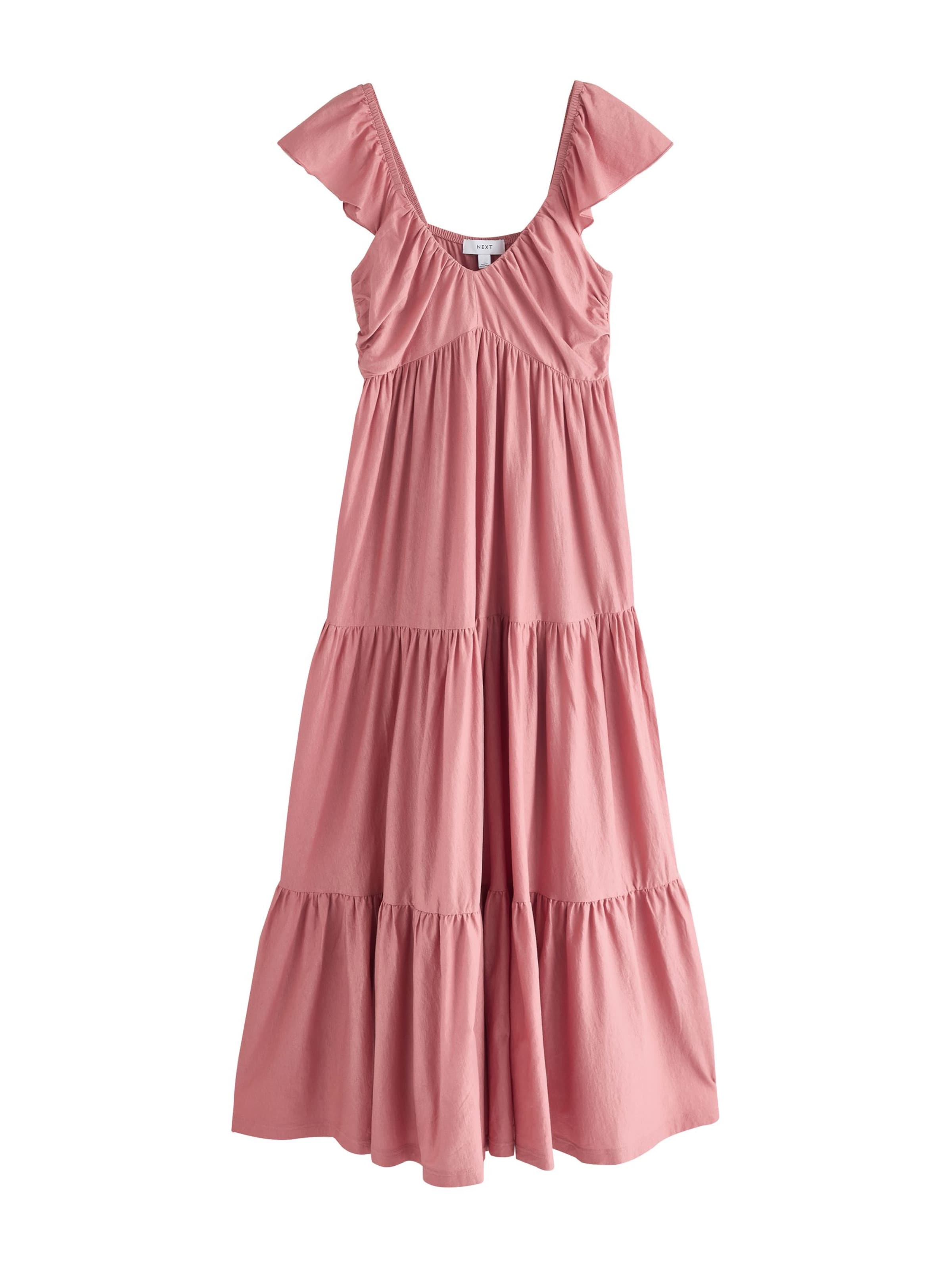 Rochie de la Next pe roz: față