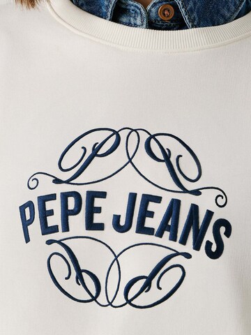 Pepe Jeans Sweatshirt 'MAAT' i vit