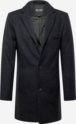 Only & Sons Between-Seasons Coat 'JAYLON' in Grey: front