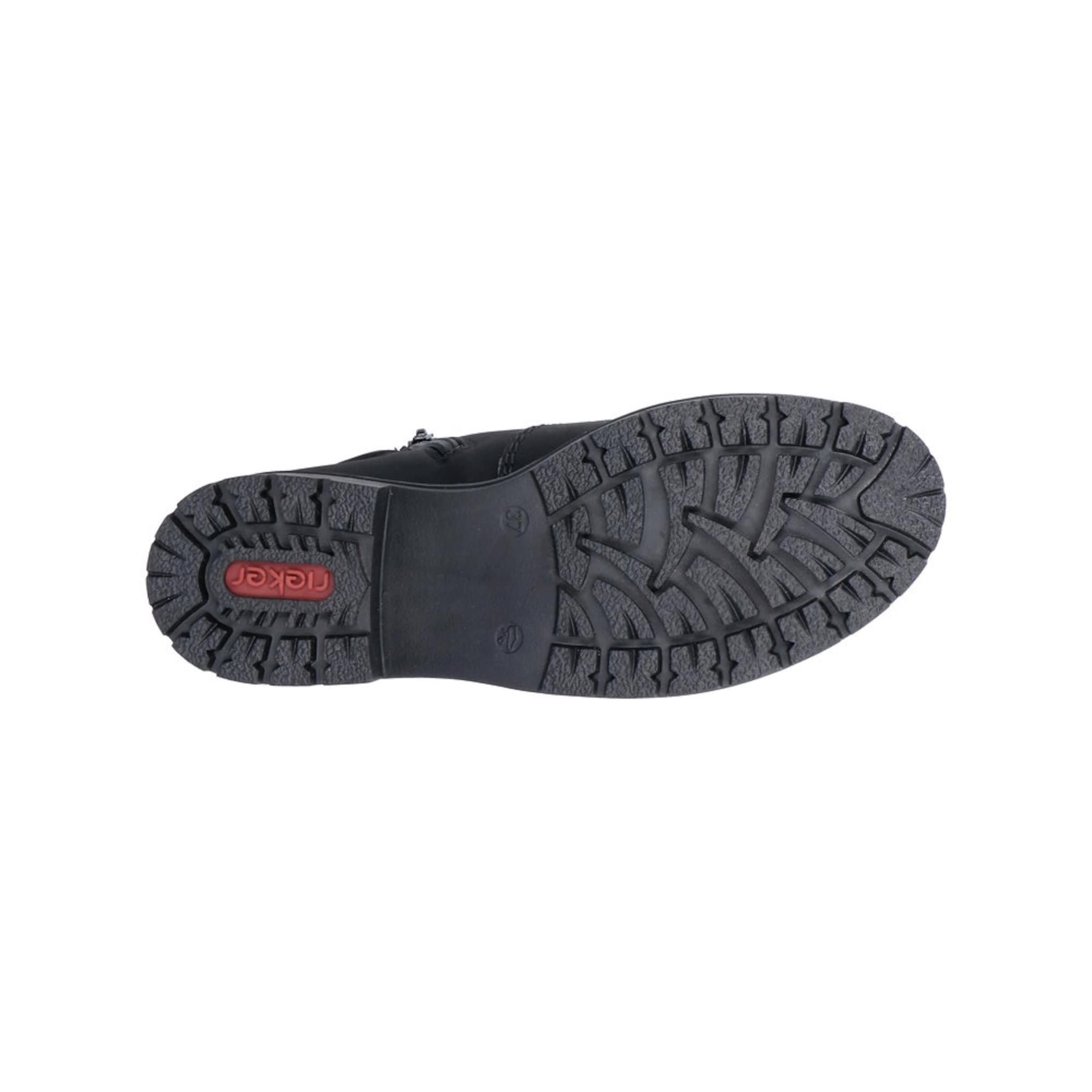 Rieker Schnürstiefelette in Schwarz
