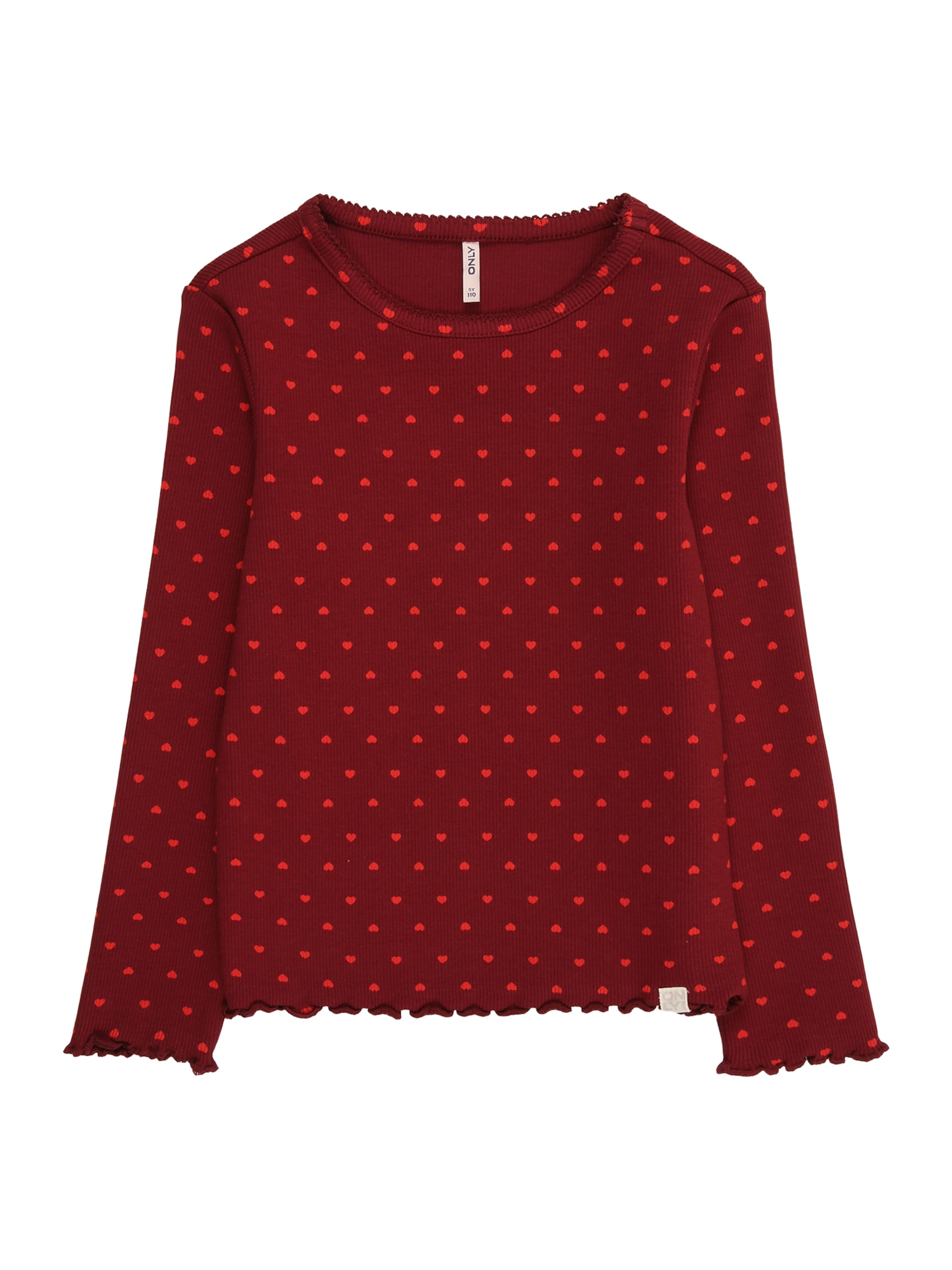 Only Mini Shirt 'KMGTRINNY' in Rot: Vorderseite