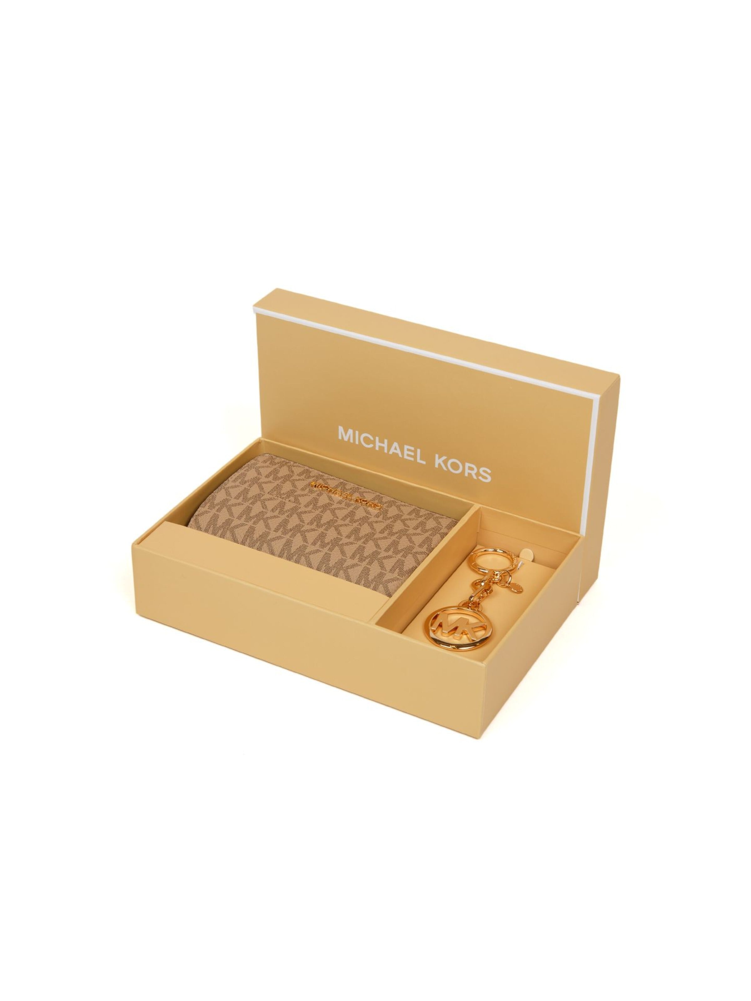 Michael Kors Wallet 'Novelty Medium' in Beige