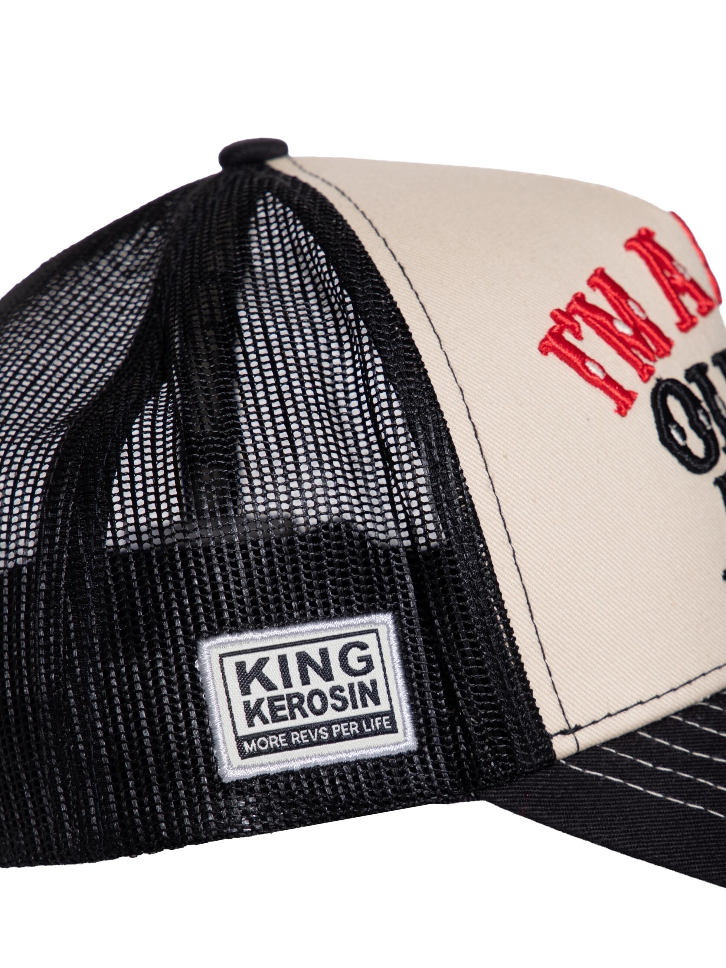 King Kerosin Cap 'Dirty Old Man'‌‌‌‌‌ in Beige