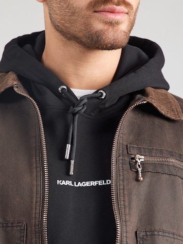 Karl Lagerfeld Bluzka sportowa w kolorze czarny