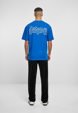 9N1M SENSE Shirt 'Dont't Give Up' in Blau