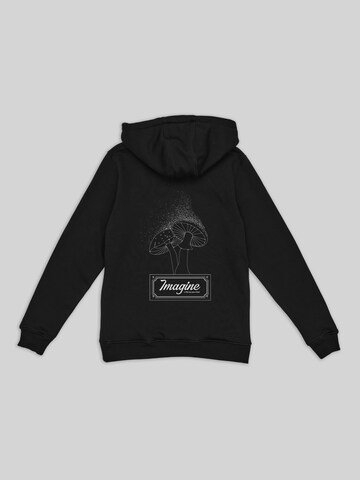 LEVI'S ® Tapered Hoodie 'Mushrooms' by Charlie Weiss in Schwarz