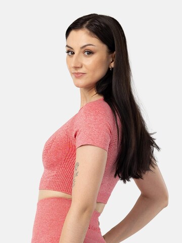LEAFLETIC Bodywarmer 'Leafletic Women’s Short Sleeve Sports Tops' in Oranje