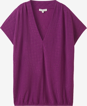 TOM TAILOR Blouse in Purple: front