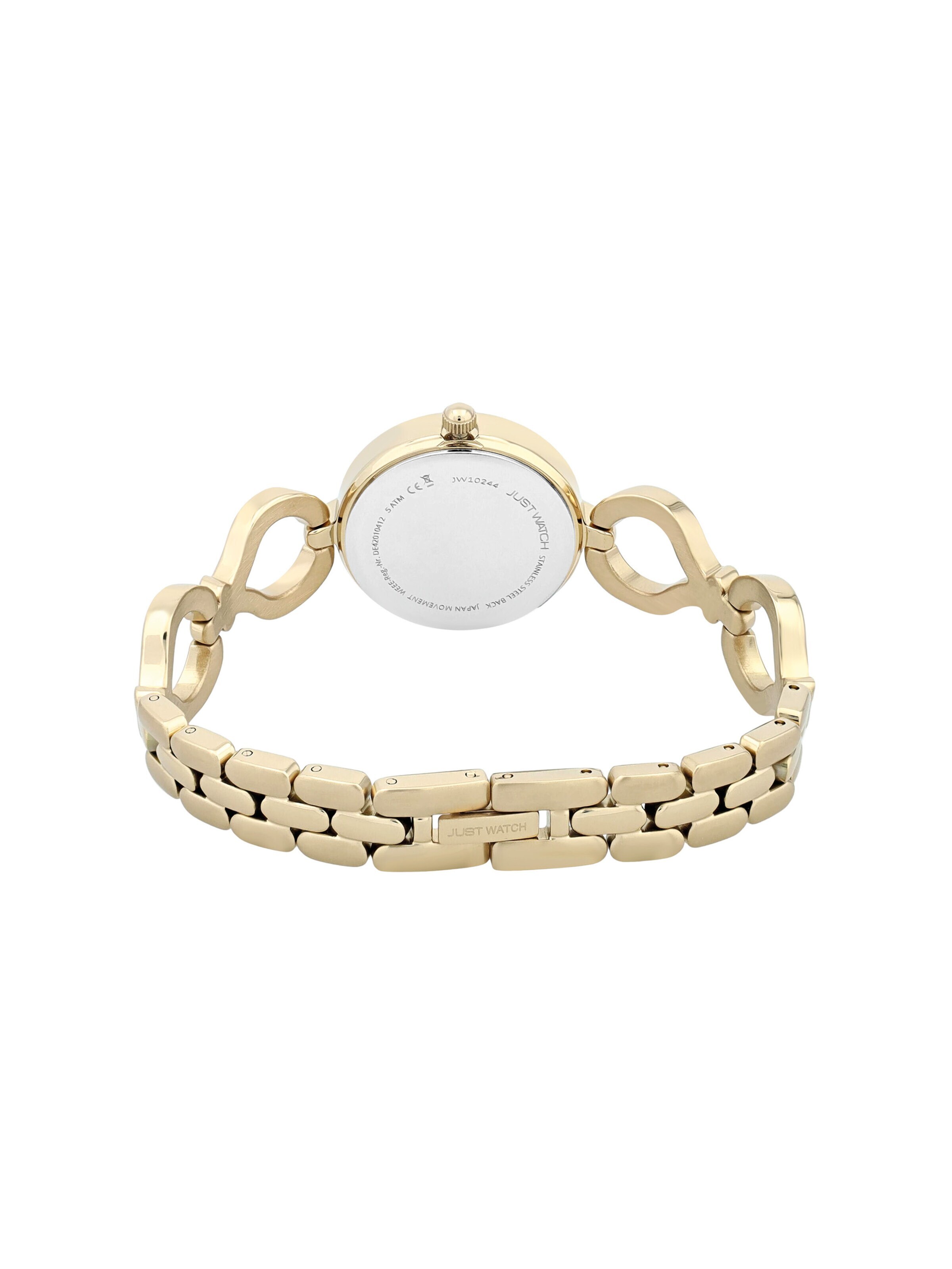 Just Watch Analog Watch 'Datumsanzeige' in Gold