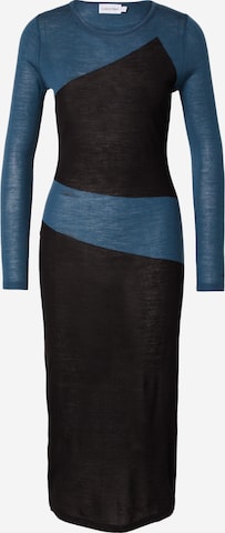 Calvin Klein Knitted dress in Blue: front