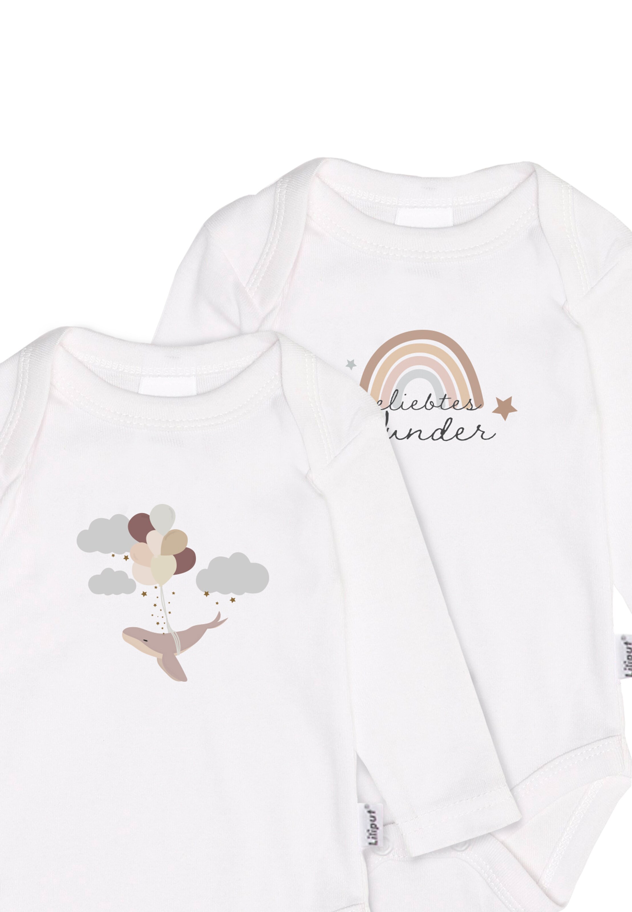 LILIPUT Romper/Bodysuit 'geliebtes Wunder' in White