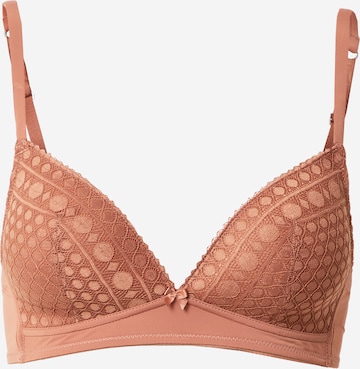 ESPRIT Push-up Bra in Brown: front