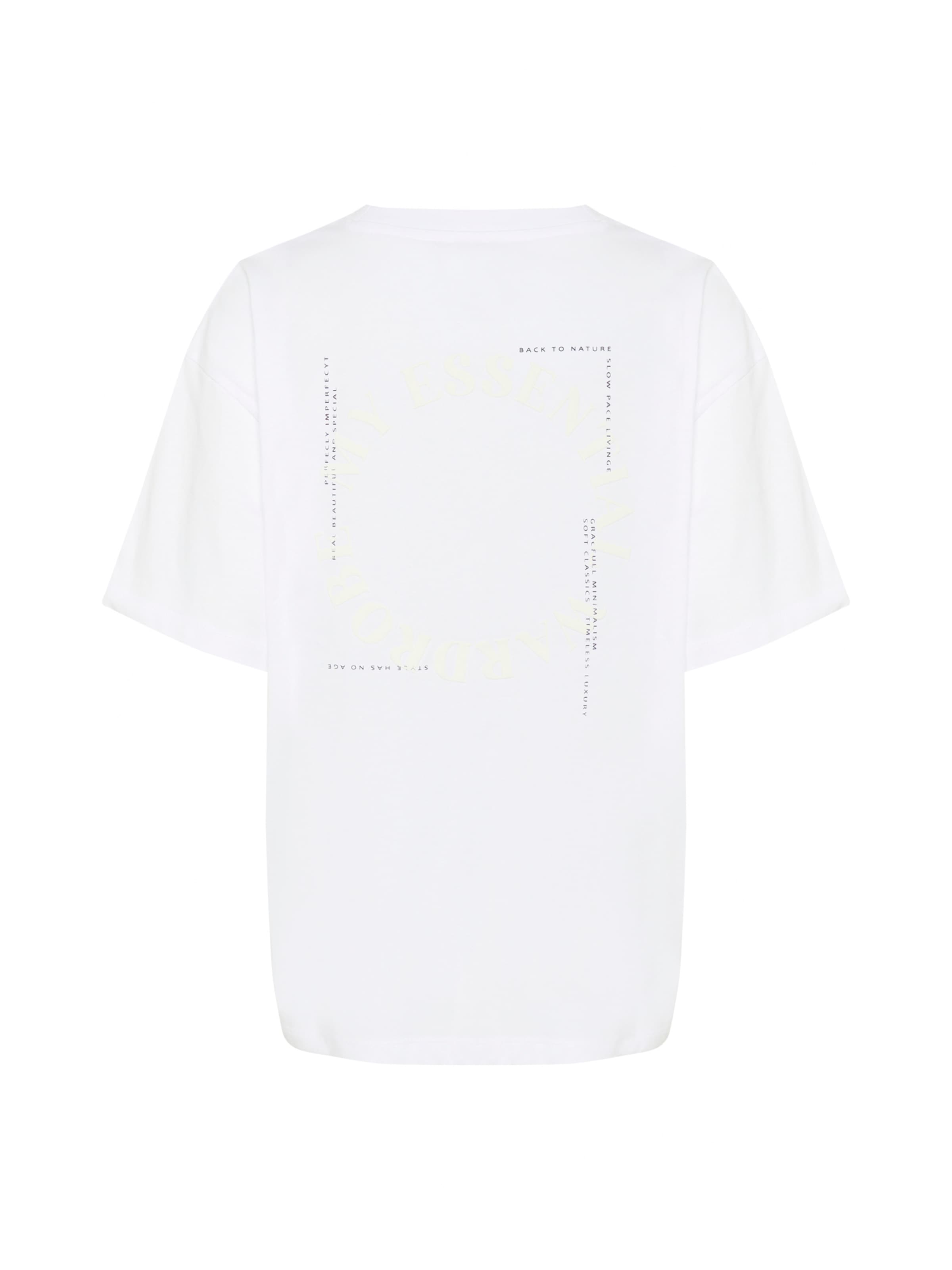 My Essential Wardrobe - Camiseta talla grande 'SiamMW' en blanco