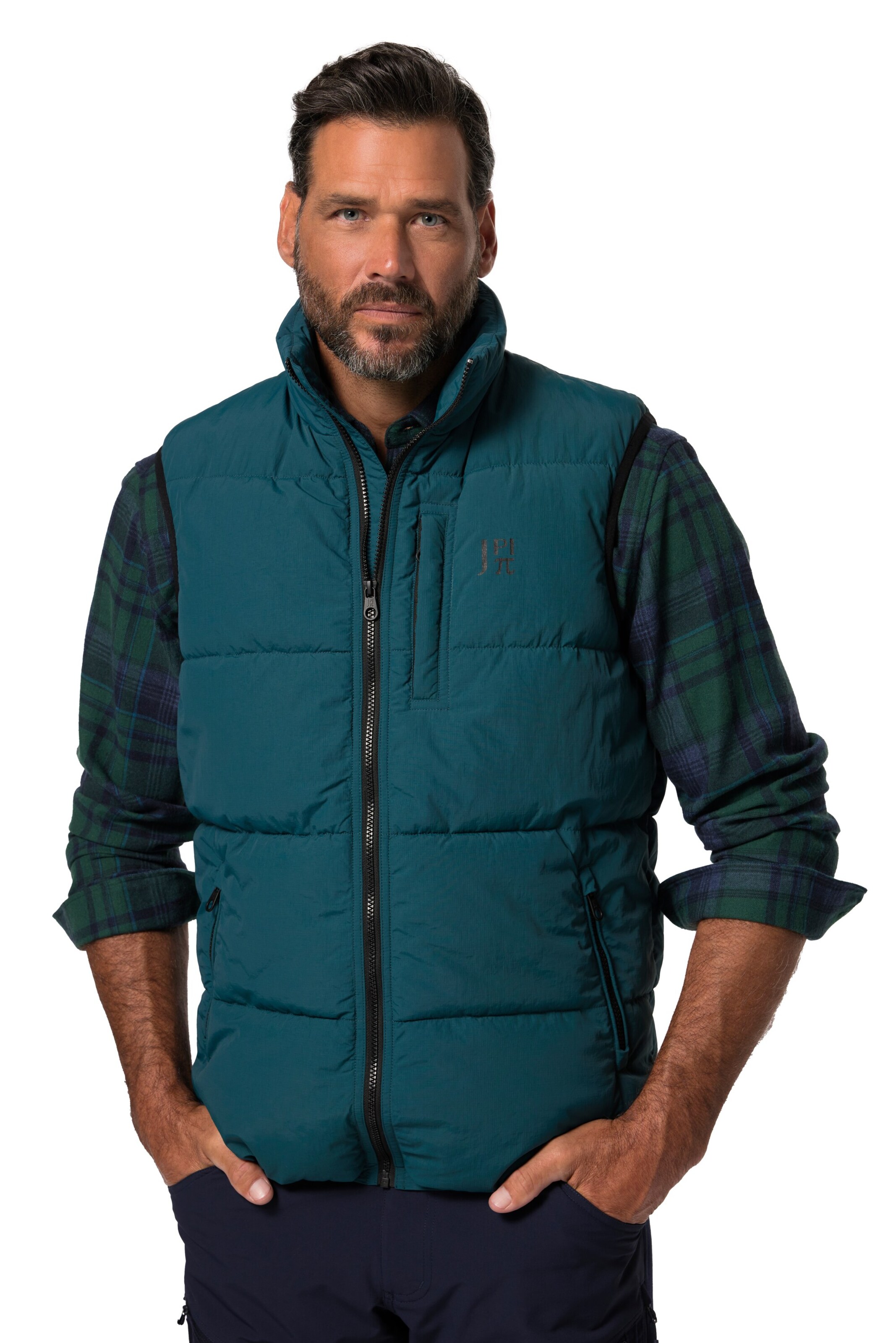 JAY-PI Weste in Blau: Vorderseite