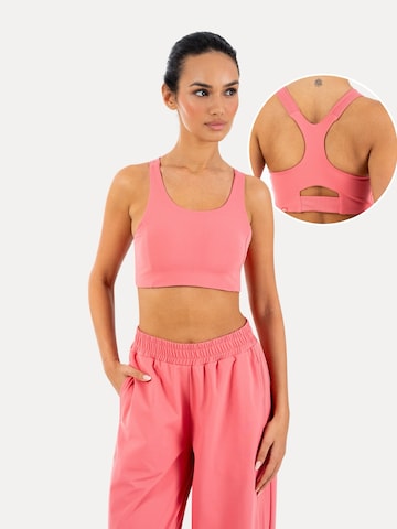 Smilodox Sporttop in Roze: voorkant