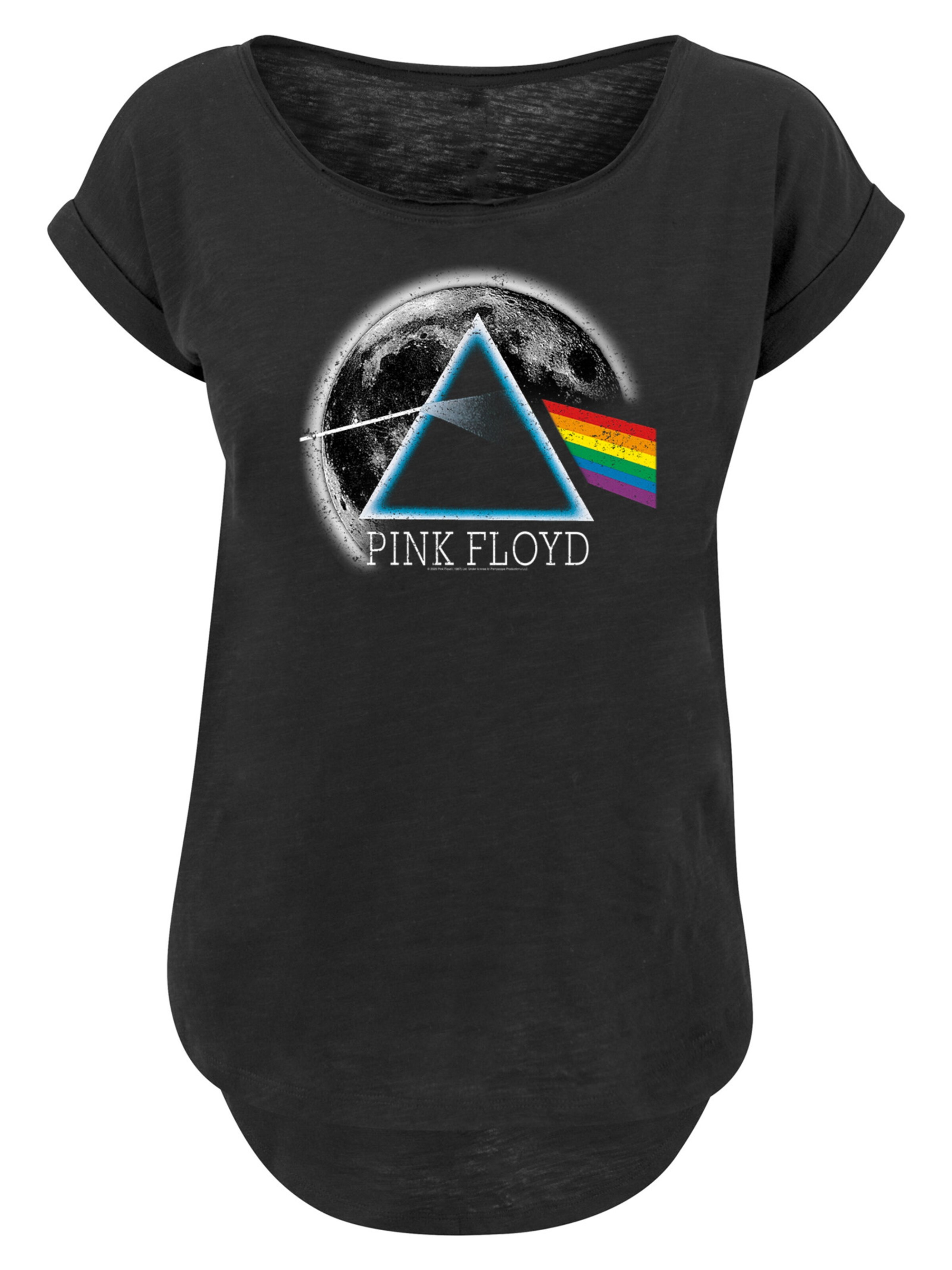 F4NT4STIC Shirt 'Pink Floyd Dark Side of The Moon' in Schwarz: Vorderseite