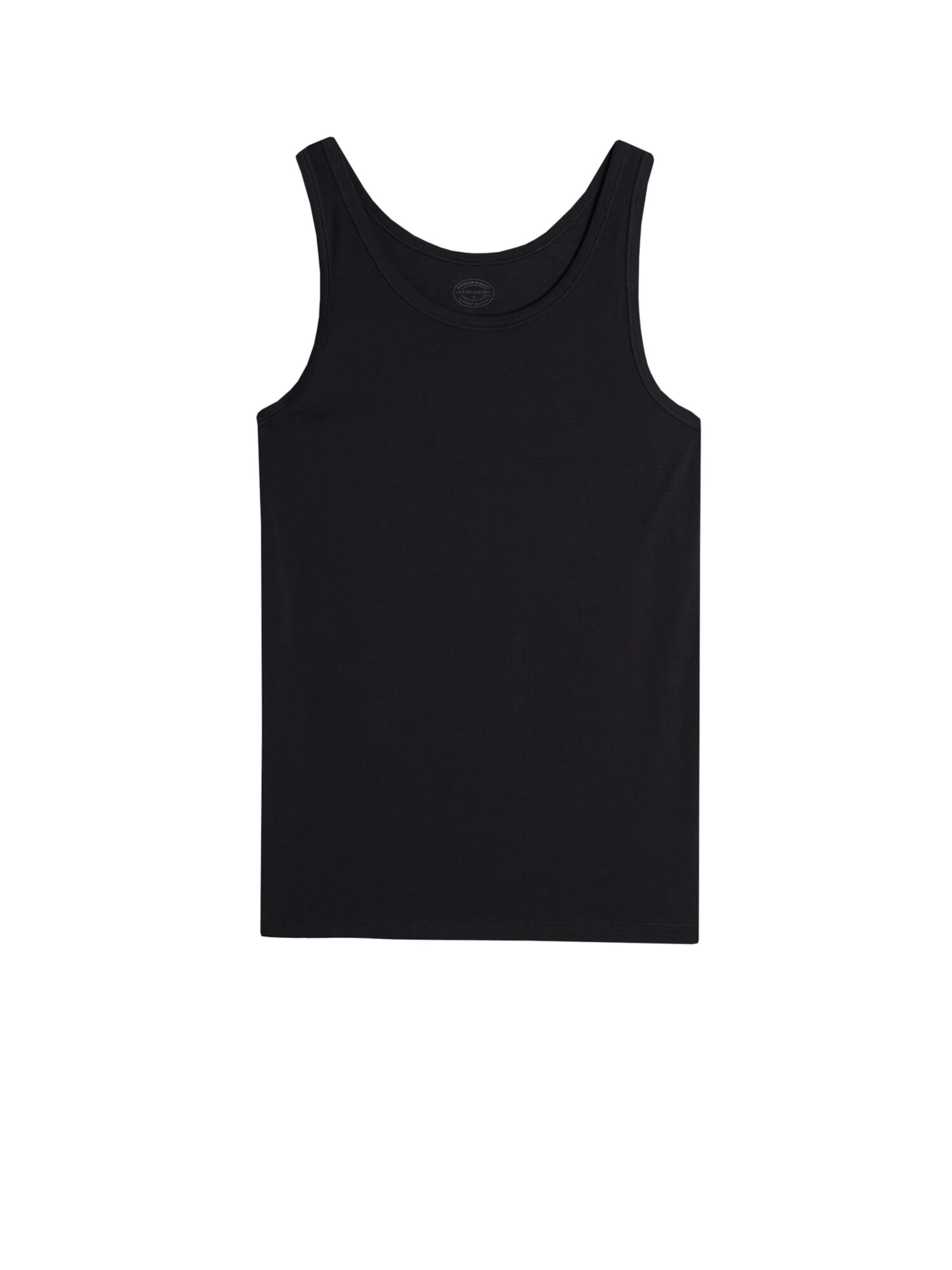 IUMAN Intimissimi Uomo Shirt in Black: front