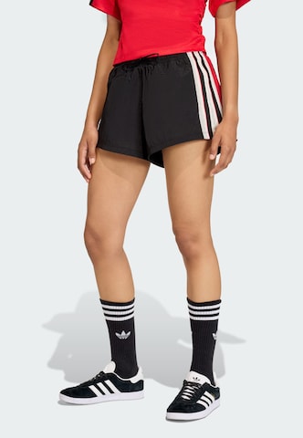 ADIDAS ORIGINALS Loose fit Trousers 'Santiago' in Black: front