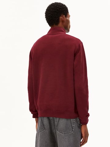ARMEDANGELS Sweatshirt 'WAARLO' in Red