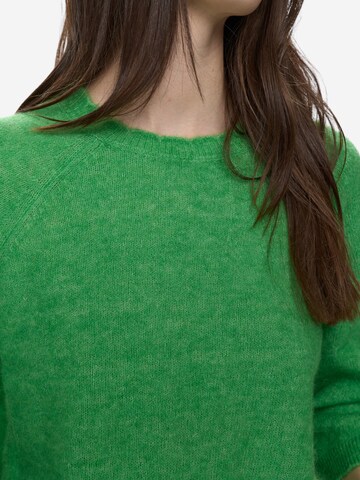 NÜMPH 3/4 Ärmel-Strickpullover 'NURIETTE SELMA PULLOVER' in Grün