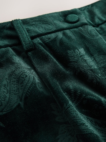 Next Wide Leg Hose in Grün