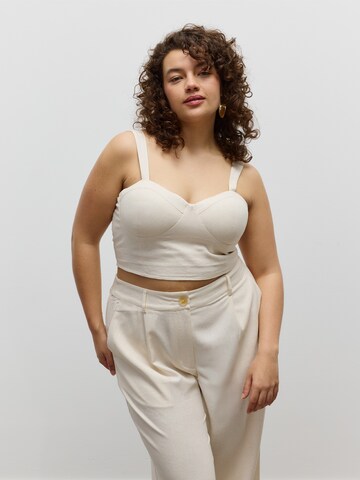 Haut 'Cleo' CITA MAASS en beige : devant