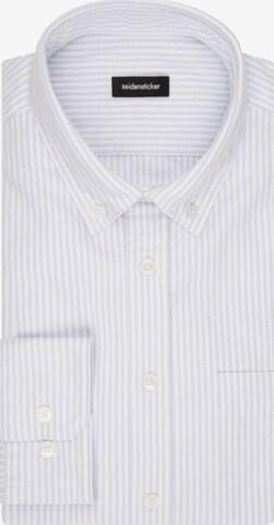 SEIDENSTICKER Slim fit Button Up Shirt ' Schwarze Rose ' in Blue