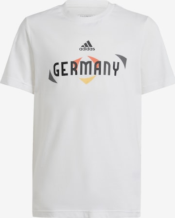 ADIDAS PERFORMANCE Functioneel shirt 'UEFA EURO24 Germany' in Wit: voorkant