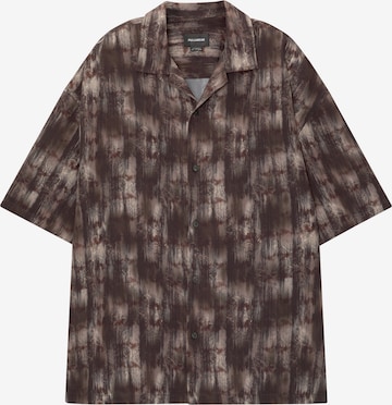 Pull&Bear Comfort Fit Hemd in Rot: predná strana