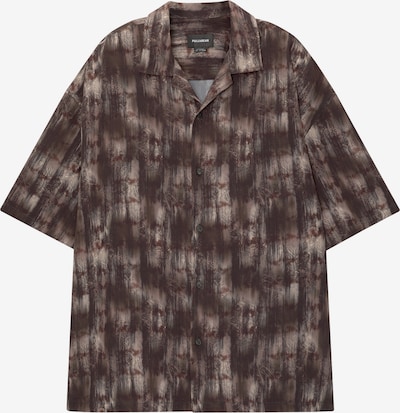 Pull&Bear Koszula w kolorze szary / grenadynowy / czarnym, Podgląd produktu