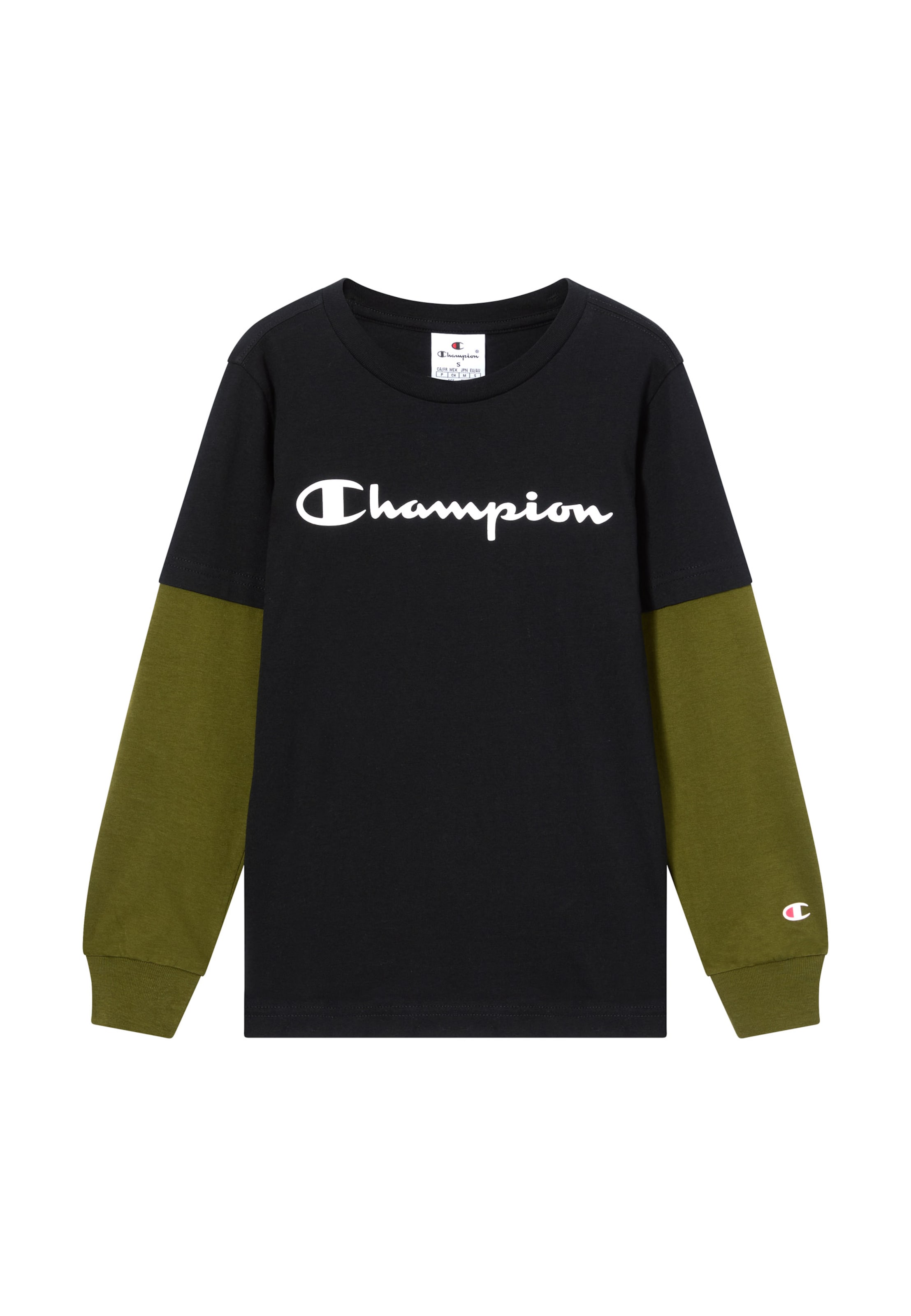 melns Champion Authentic Athletic Apparel T-Krekls: no priekšpuses