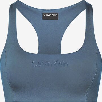 Medium Support Soutien-gorge de sport 'Medium Impact' Calvin Klein Sport en bleu : devant