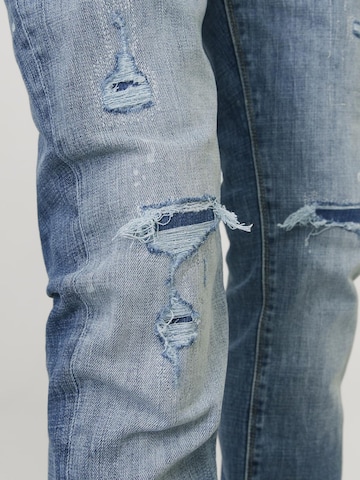 JACK & JONES Slimfit Jeansy 'JJIGlenn JJBlair' w kolorze niebieski