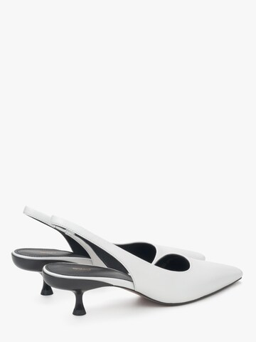 Estro - Zapatos destalonado '203-24101-19' en blanco