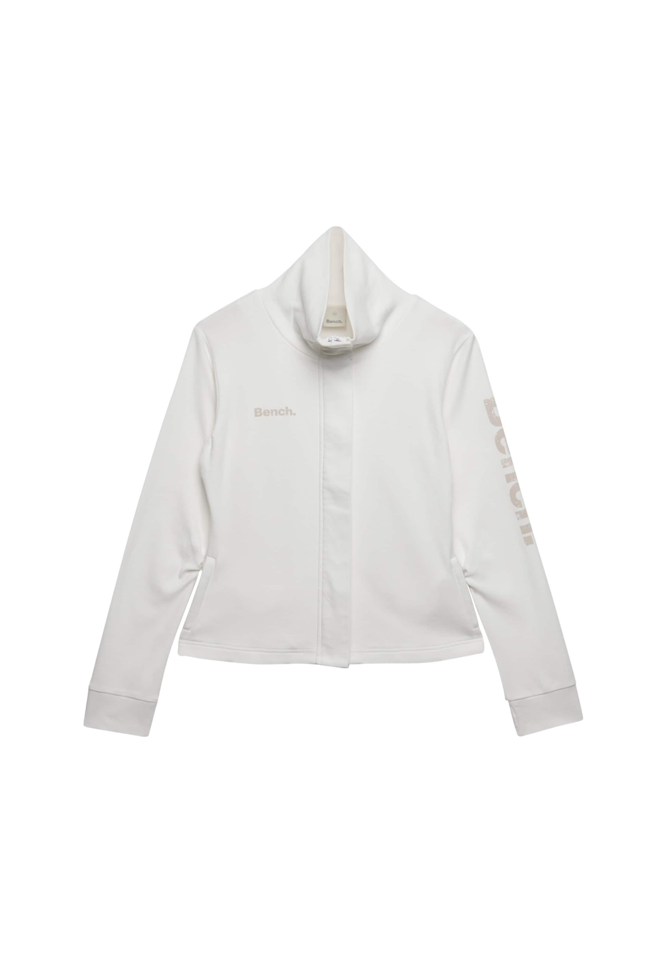 Veste de survêtement 'Bench x Superdry & Co' BENCH en blanc : devant