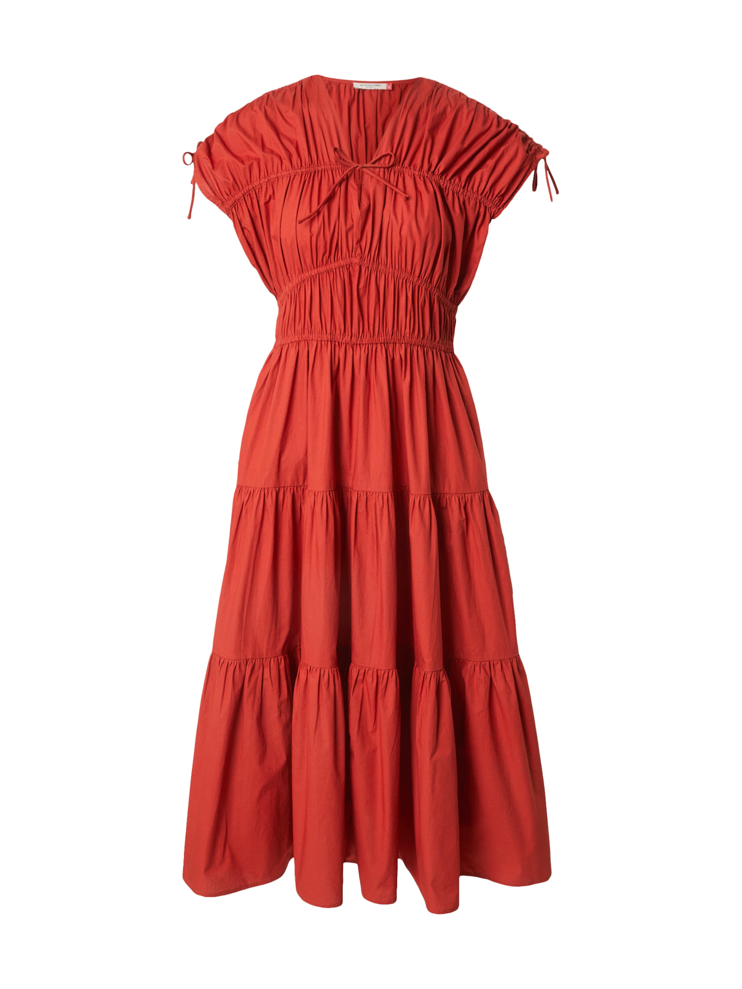 SCOTCH & SODA Рокля в червено: отпред