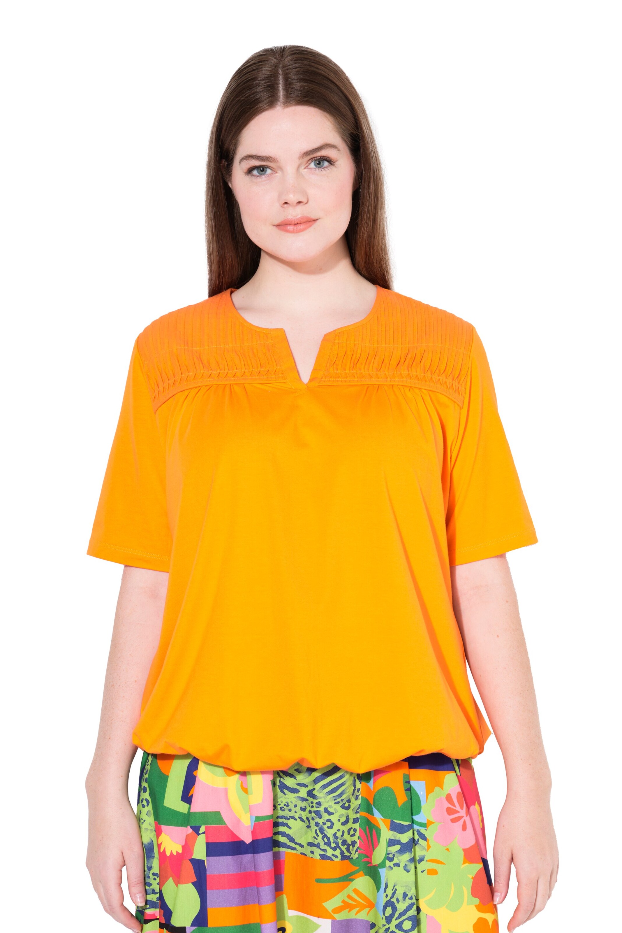 Ulla Popken Shirt in Orange: front