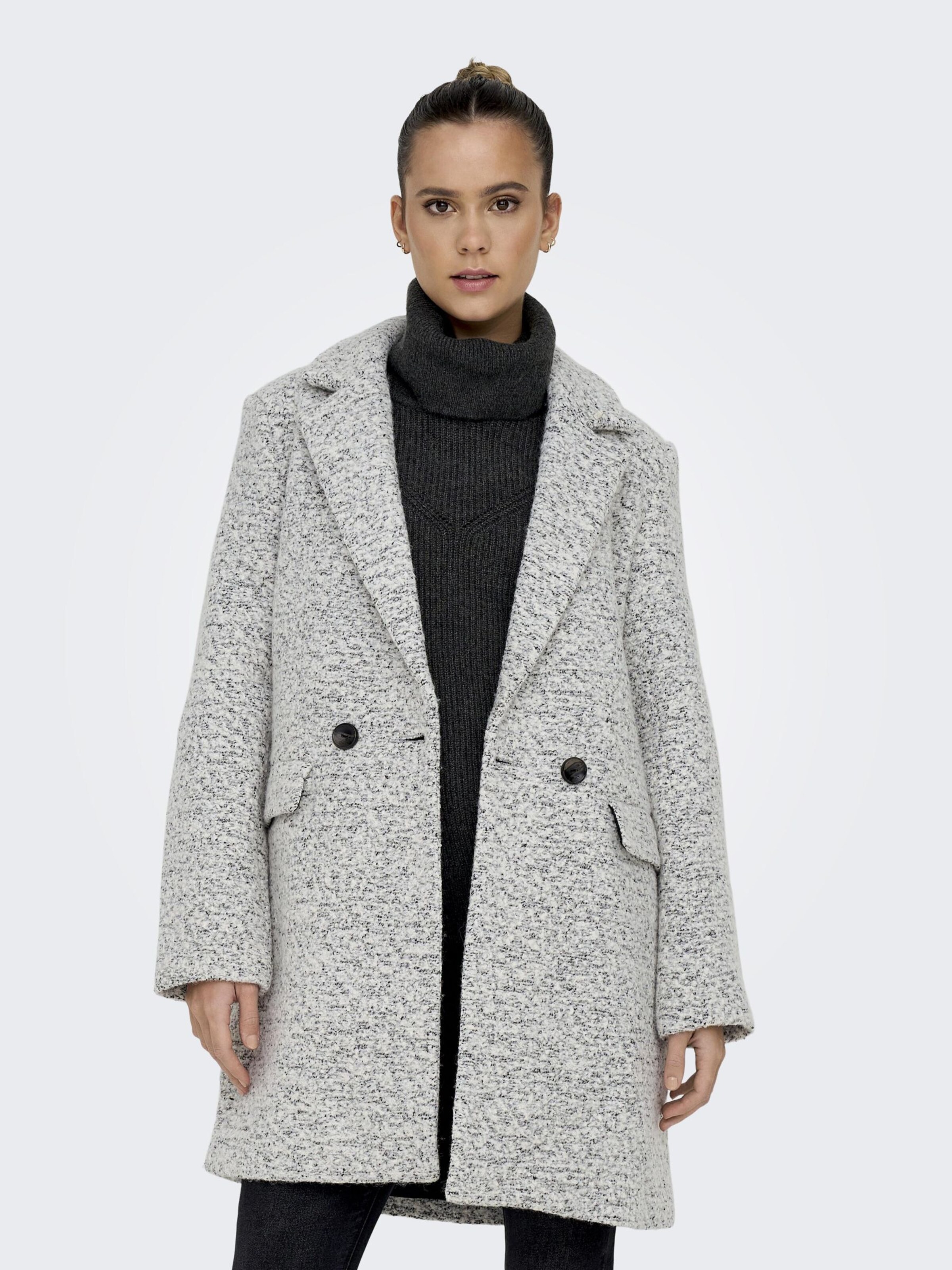 Manteau mi saison NEW ALLY ONLY en Gris Clair ABOUT YOU