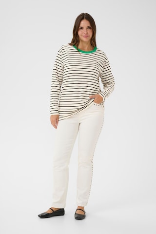 KAFFE CURVE Shirt 'Winni' in Wit