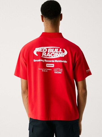 T-Shirt 'Red Bull Racing x Pepe Jeans' Red Bull Racing x Pepe Jeans en rouge : devant