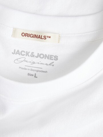 balta JACK & JONES Marškinėliai 'Mykonos'